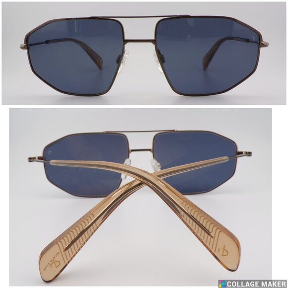Rag & Bone Antique Gold Geometric Aviator Navigator, Lightweight Unisex 5036GS main image 13